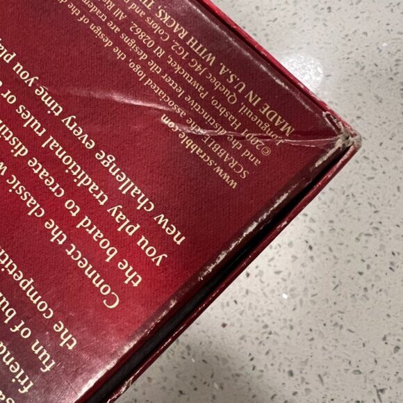 Vintage 1999 SCRABBLE Velvet Tile Bag Parker Brothers Hasbro COMPLETE - Picture 5 of 12